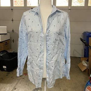 Cute button-down butterfly top